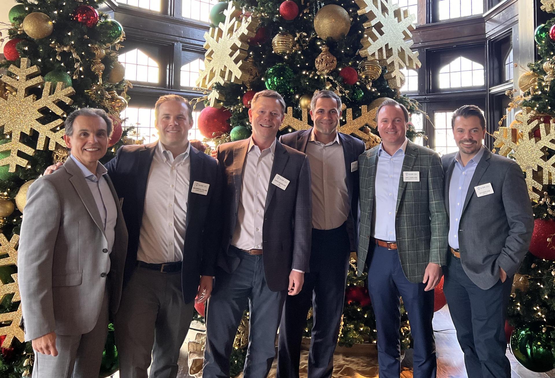 Left to right: SIOR Chicago Chapter board members Sergio Chapa, Sean Henrick, Sam Badger, Peter Billmeyer, John Cassidy and Ryan Moen