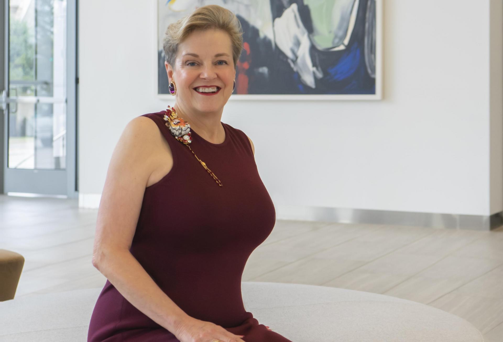 Power Women: Transwestern’s Nora Hogan Bleeds TCU Purple, Loves Brooches And Believes In Dressing For Success