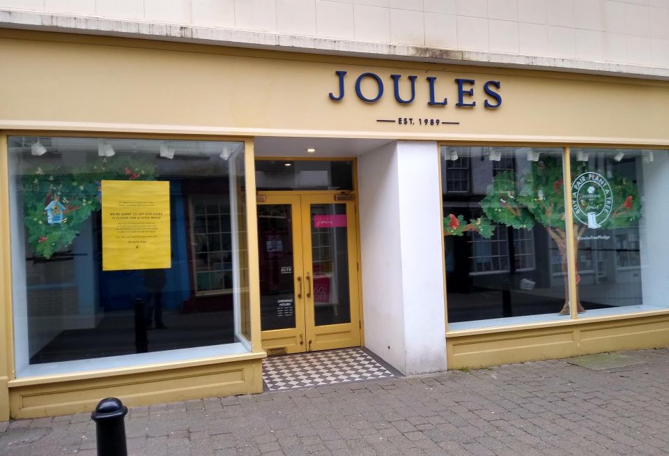 joules retail coronavirus