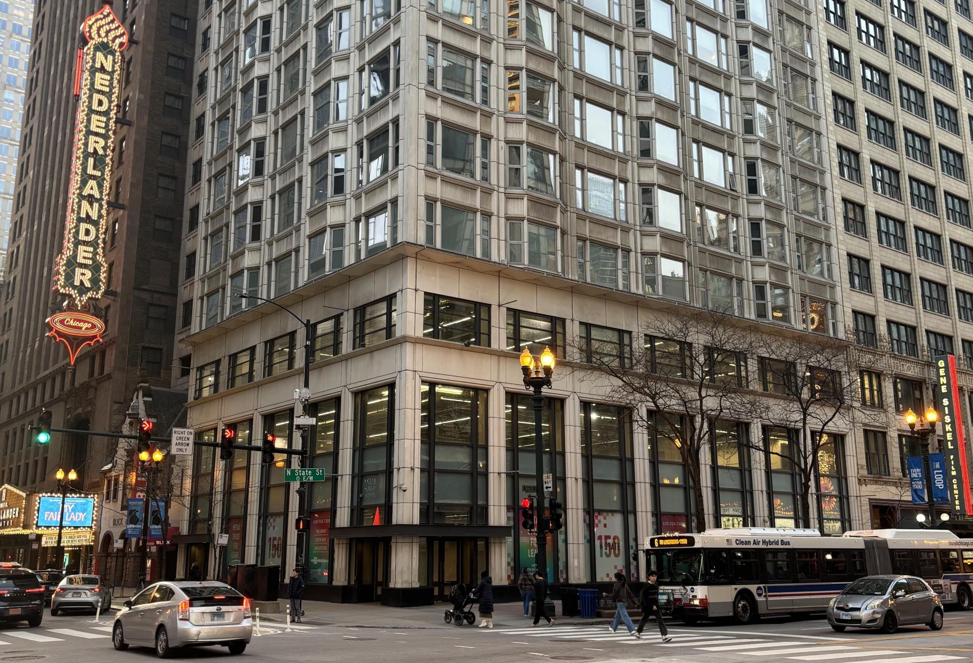 A corner of Chicago's State Street.
