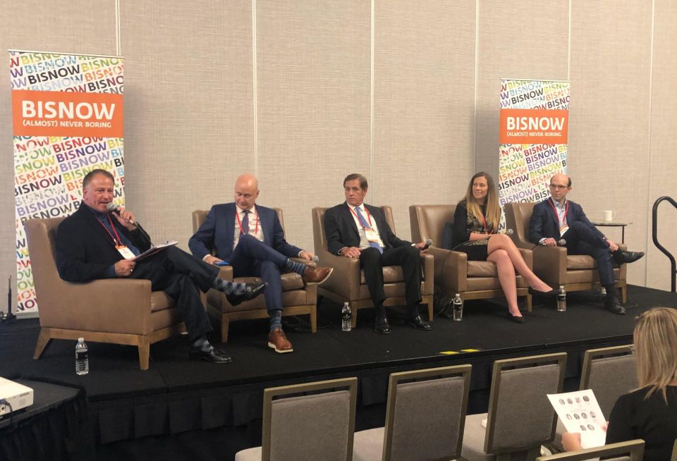 National Realty Consultants Principal Rick Harsch, Altera Development Principal Mike Kennedy, Lincoln Property Company Senior Vice President Kevin Wyatt, Berkadia Director Jennifer Ray, Vigavi Realty Managing Principal Luis René Garza Villarreal
