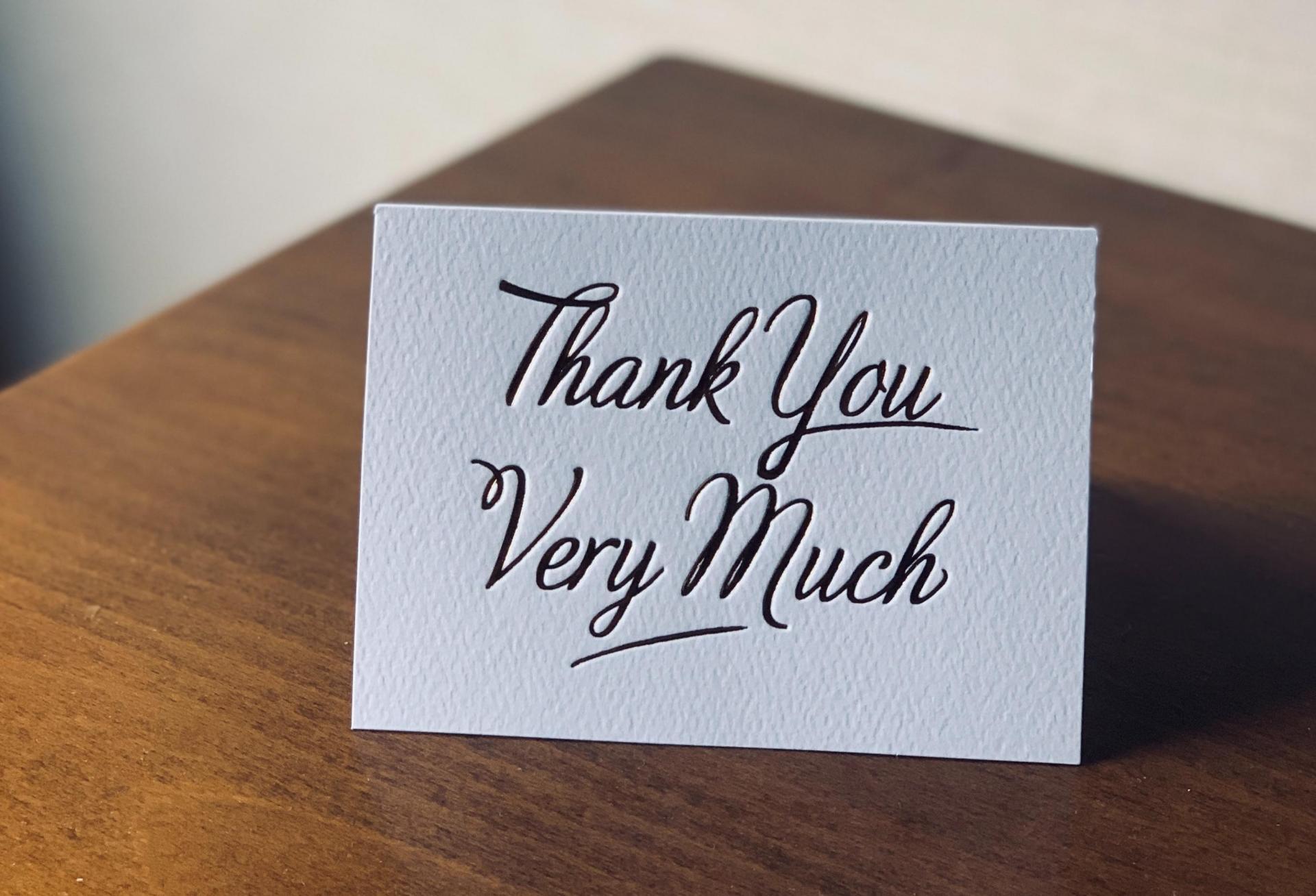 The Case For Handwritten Thank You Notes