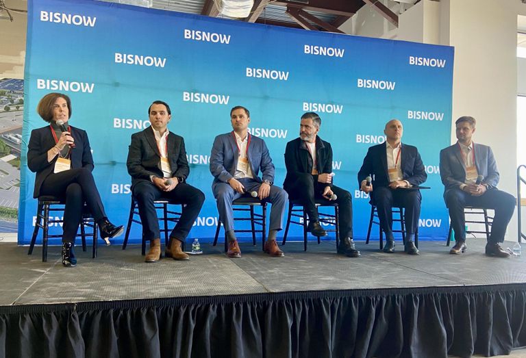 Griffith Properties' Marci Griffith Loeber, King Street Properties' Andrew Castraberti, Jumbo Capital Inc.'s Nicholaus Trocki, Neoscape's Rodrigo Lopez, ARCO National Construction's Parker Snyder and Camber Development's David Wilkinson.