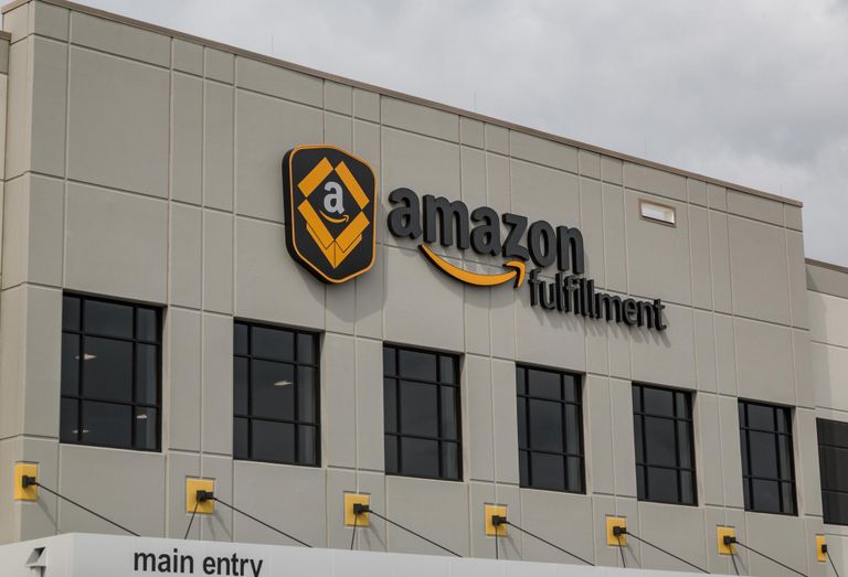 amazon fulfillment center facade