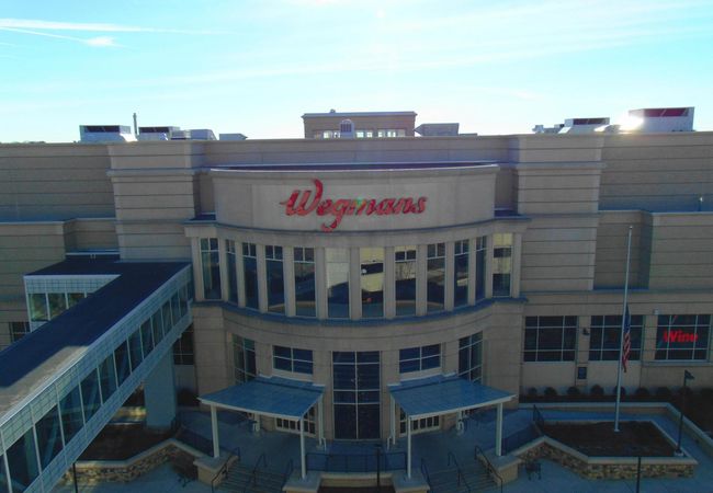 A photo of the Wegmans storefront when it opened in 2018.