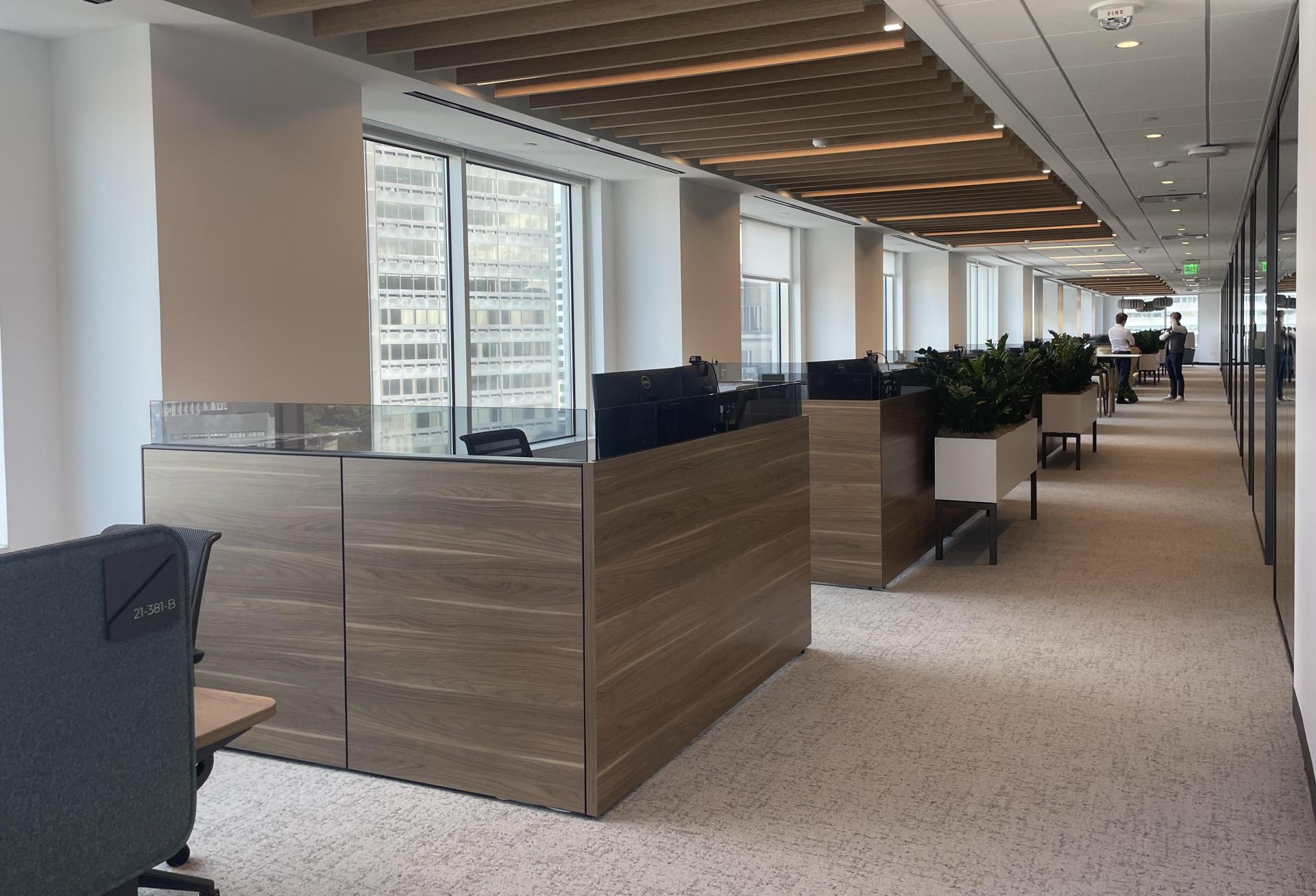 HarbourVest office space at One Lincoln
