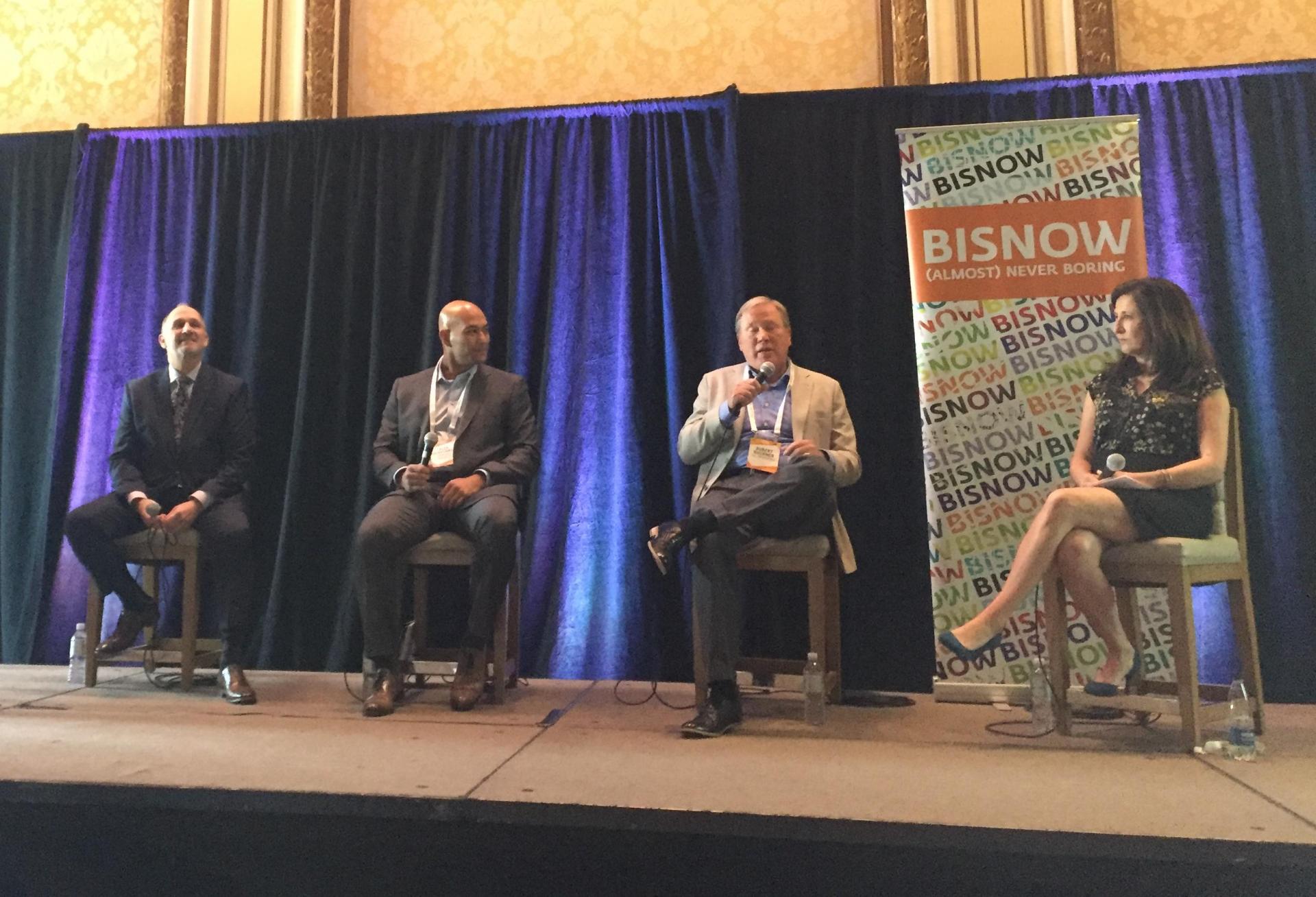 Polaris Pacific Partner Paul Zeger, Vanguard Properties Director of Investment Sales Alex Kolovyansky, Z&L Properties Chief Financial Officer Robert Buckner and KDimaond Consulting Principal Kim Diamond