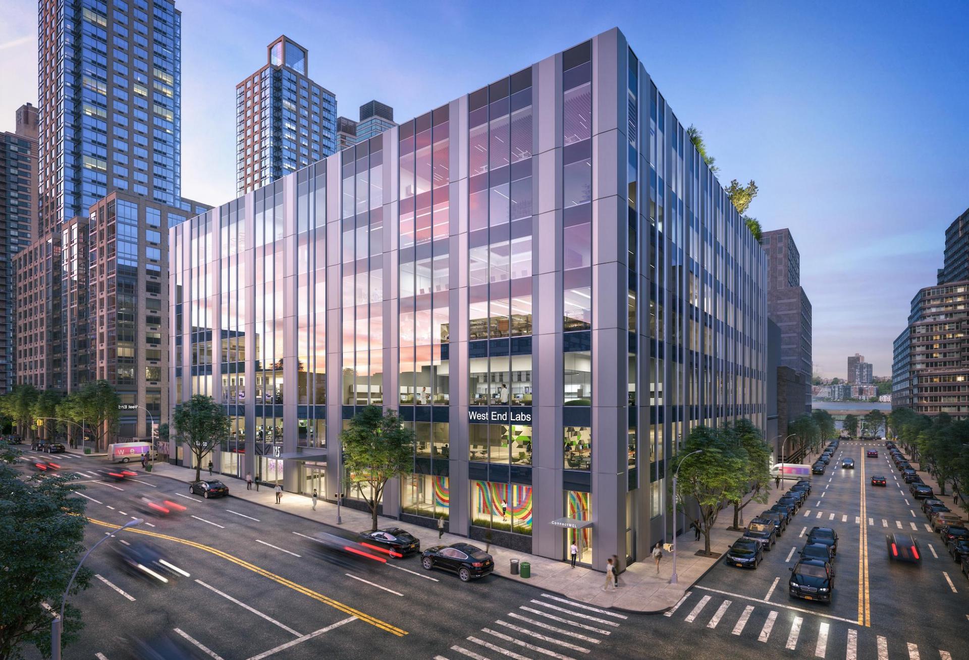 Renderings of Elevate Research Properties' West End Labs, provided exclusively to Bisnow.