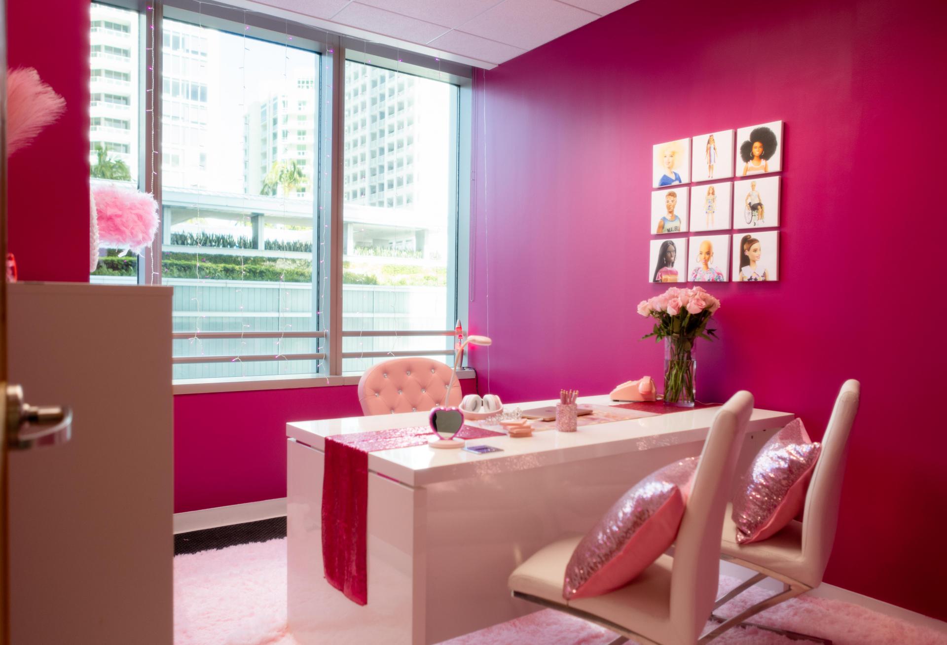 Barbie Dream Office In Brickell, Miami, South Florida
