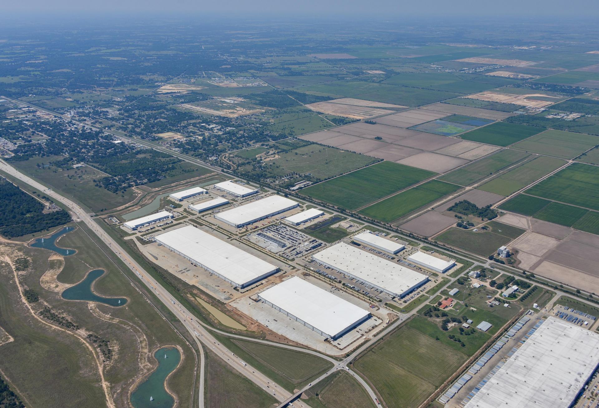 An aerial view of Empire West Business Park