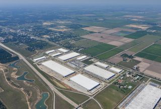 An aerial view of Empire West Business Park