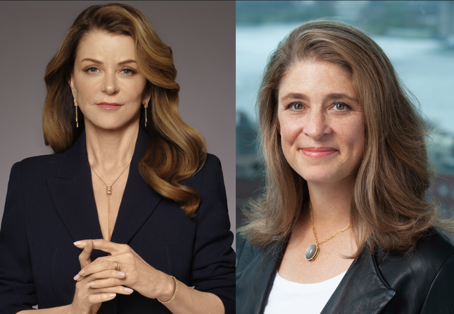 MAG Partners' MaryAnne Gilmartin and Msquared's Alicia Glen, Bisnow's 2025 winners of the Icon and Influencer Award. 