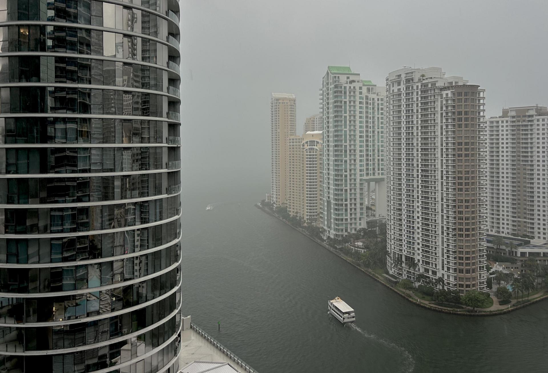 Miami Stormy Skyline