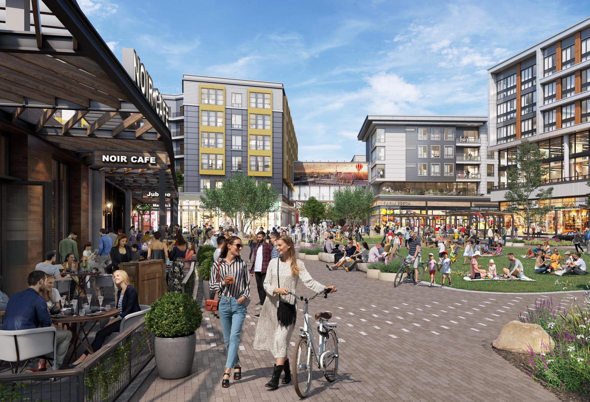 Rendering of Old Orchard redevelopment plans