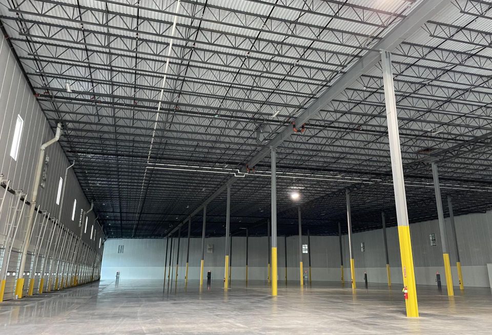 Empty warehouse space in New Jersey