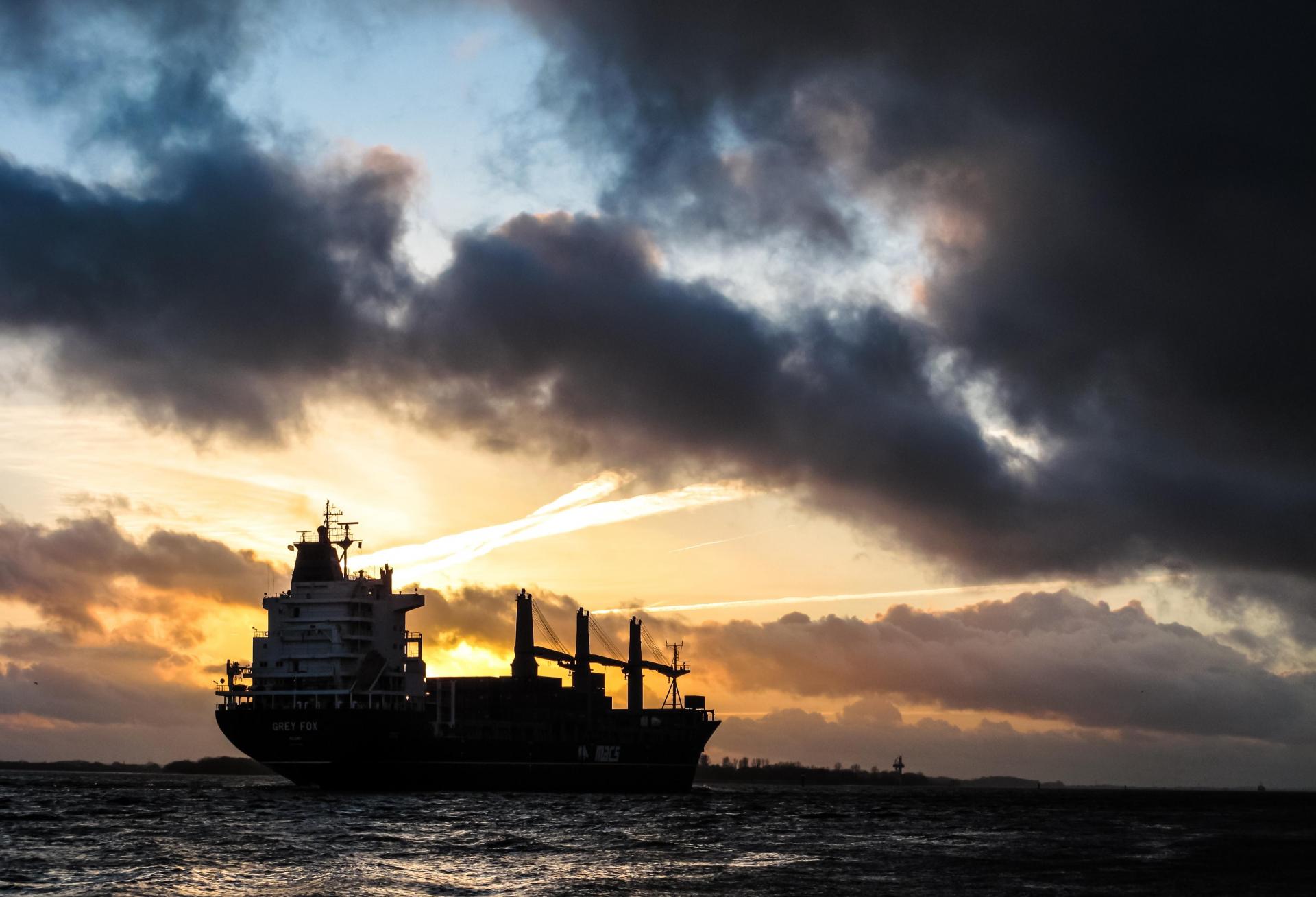 ship at sea