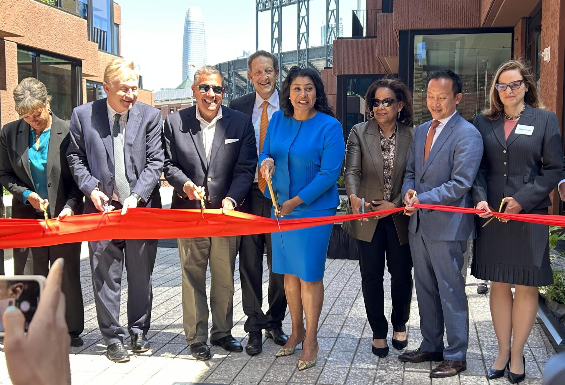 San Francisco Giants, Tishman Speyer Mark Opening Of Mission Rock In Struggling City