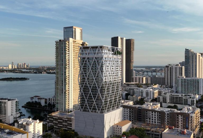 HQ RESIDENCES Miami Building Day View