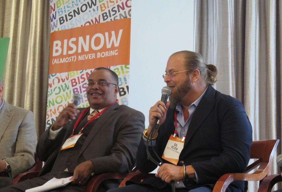 Hans Ottinot and Gil Dezer at a Bisnow event Sept.12, 2019.