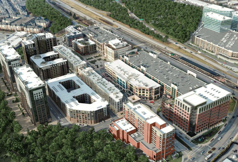 Metro Centre is a mixed-use transit-oriented development taking shape in Maryland.