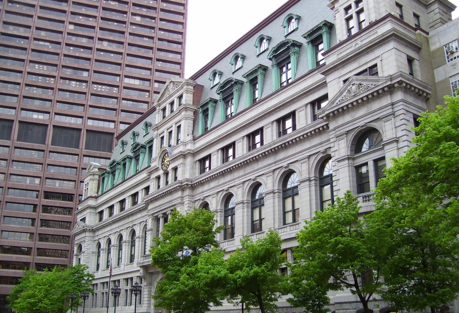 The John Adams Courthouse in Boston, home to the Supreme Judicial Court of Massachusetts.