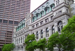 The John Adams Courthouse in Boston, home to the Supreme Judicial Court of Massachusetts.
