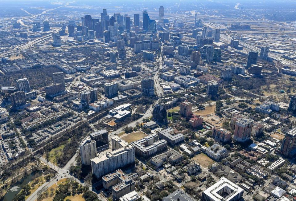 Aerial view of Cedar Springs.