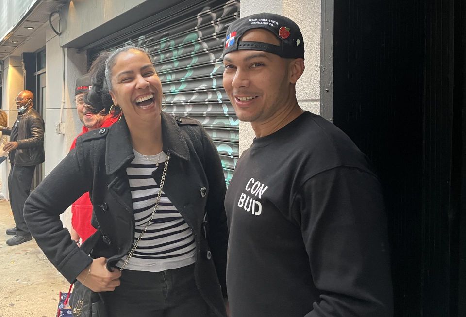 Coss Marte, CEO and founder of dispensary Con Bud, at the store's grand opening on Oct. 19, 2023.