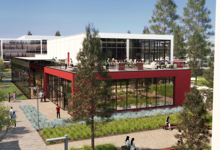 Pathline Park Amenity Building for Bisnow Silicon Valley Pre-Event Coverage