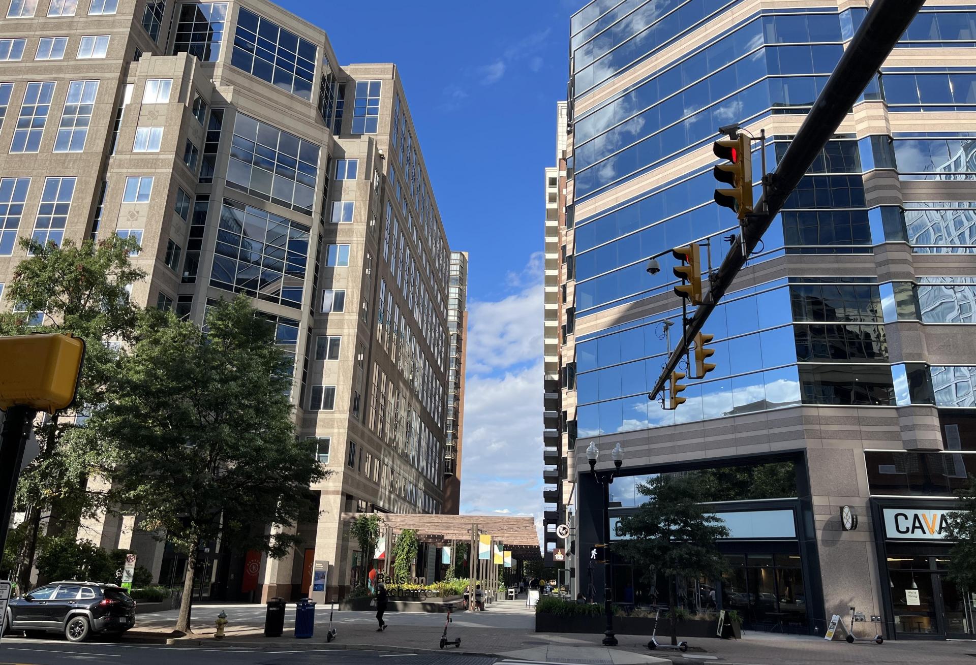 The Ballston Exchange office building in Arlington, Virginia.