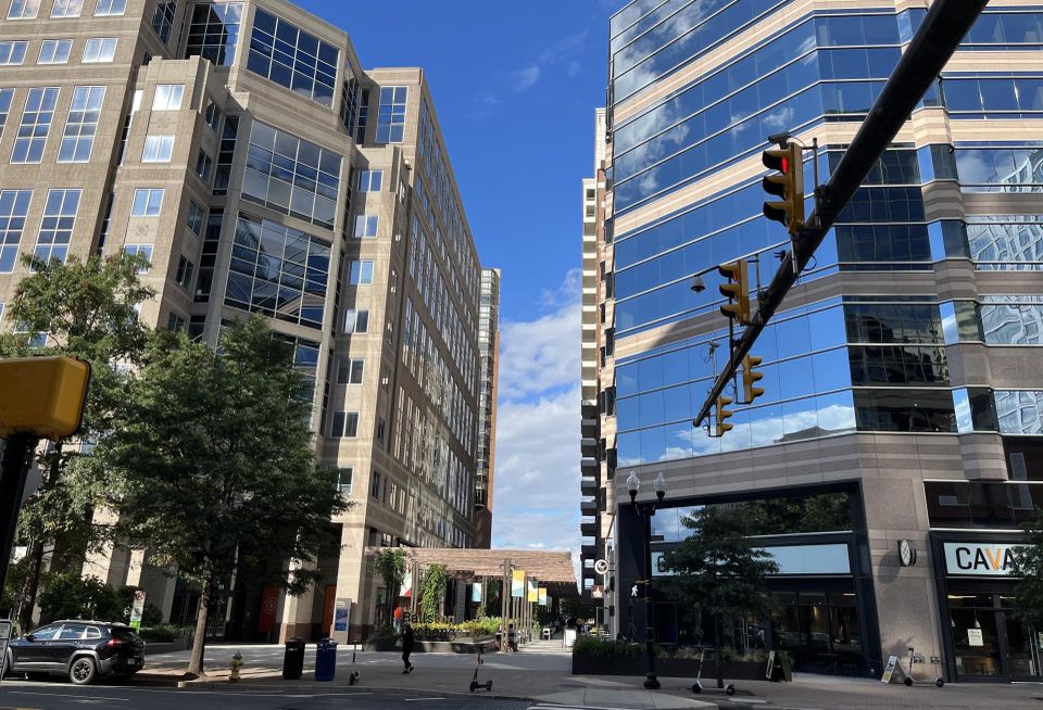 The Ballston Exchange office building in Arlington, Virginia.