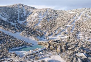 Rendering of an aerial view of Great Gulf's development at Killington Ski Resort in Vermont.