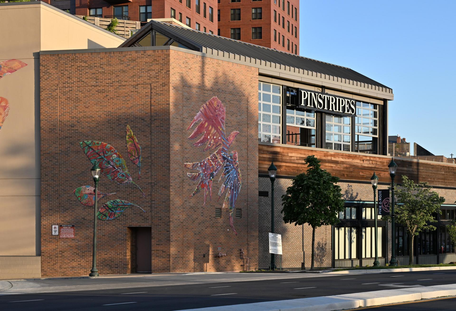 A Pinstripes Bowling and Bocce location at the Pike and Rose development in Bethesda, Maryland.