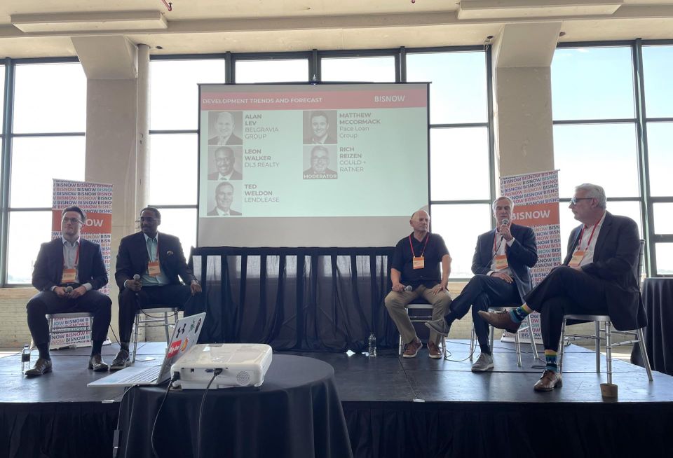 Pace Loan Group's Matthew McCormack, DL3 Realty's Leon Walker, Belgravia Group's Alan Lev, Lendlease's Ted Weldon, Gould + Ratner's Rich Reizen