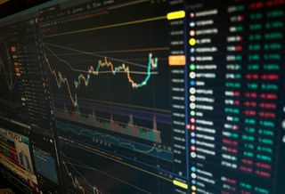 Stock ticker stock market market chart