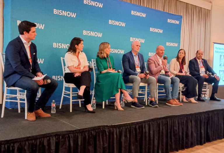 Panelists at Bisnow’s DFW Healthcare Summit.