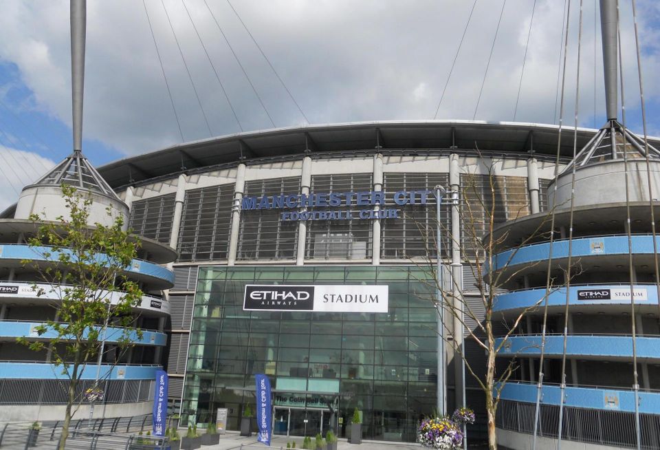 Manchester Etihad Stadium, in the Eastlands regeneration area