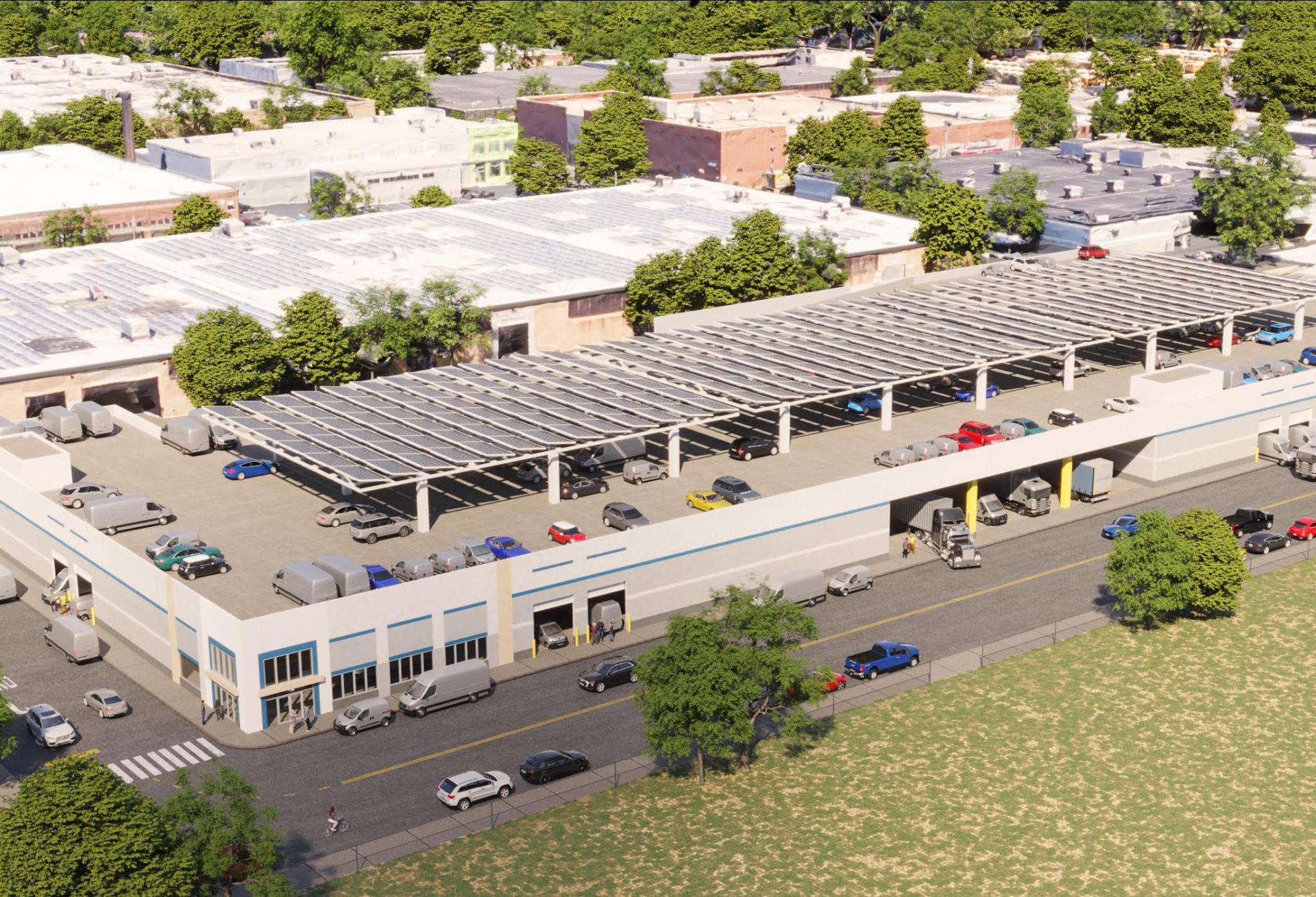 A rendering of Turnbridge Equities' warehouse development at 303 Louisiana Ave. 303 Louisiana Ave.