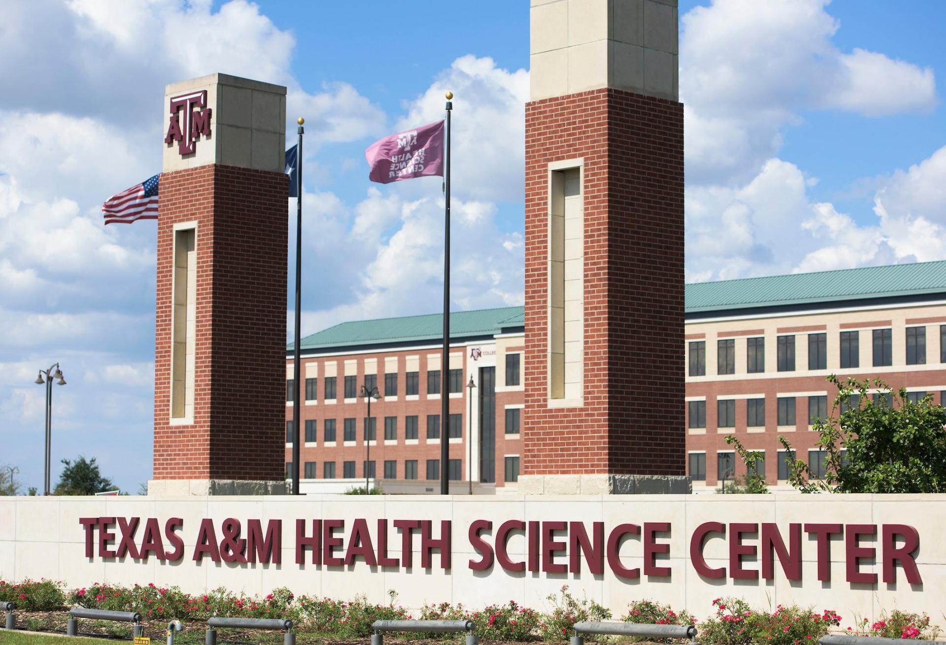 sign for a health science center