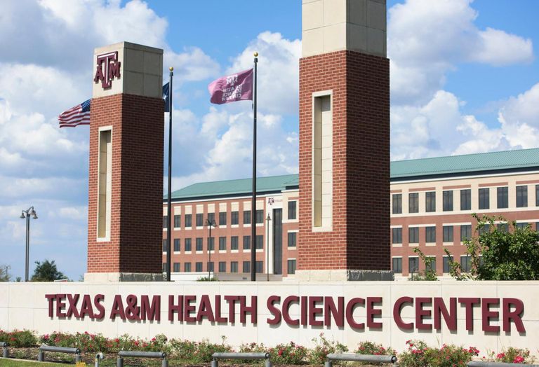 sign for a health science center
