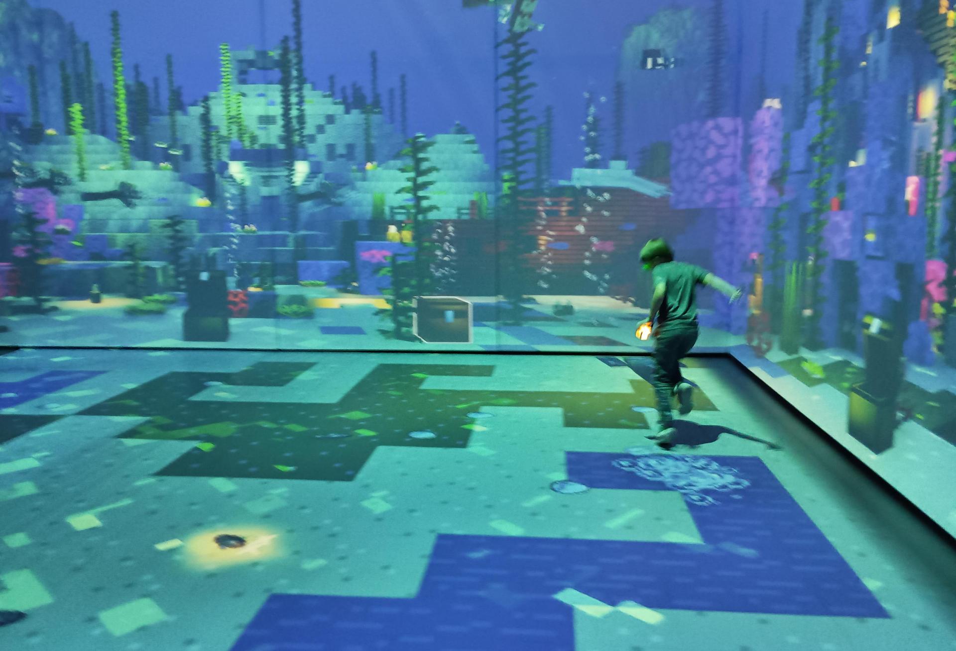 The Minecraft Experience: Villager Rescue Attraction In Plano Allows Guests To Interact With A Number Of Elements From The Popular Video Game.