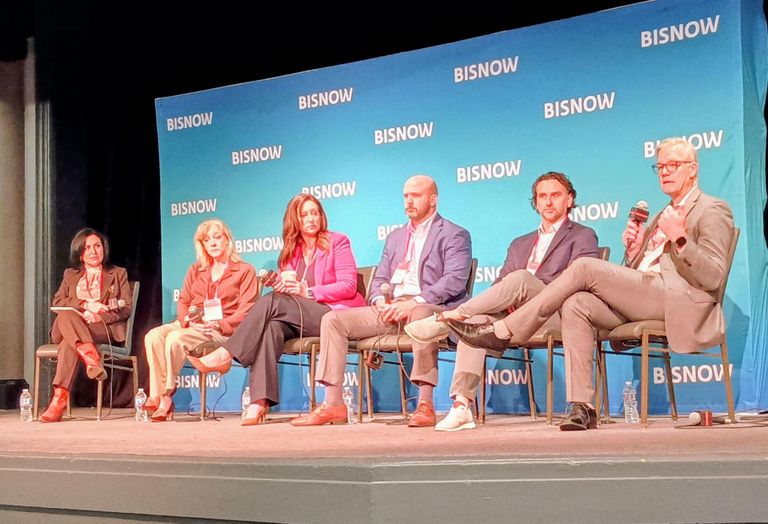 Panelists at Bisnow’s 2026 DFW Property Management Summit.