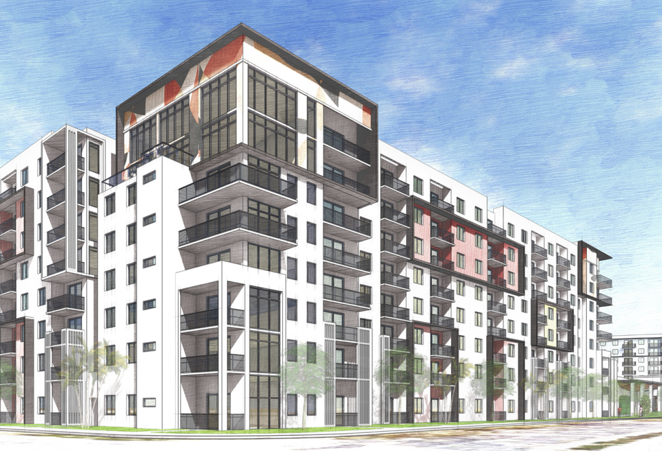 London and Regional Properties Pullman Hotel Multifamily PlanWaterford Business District
