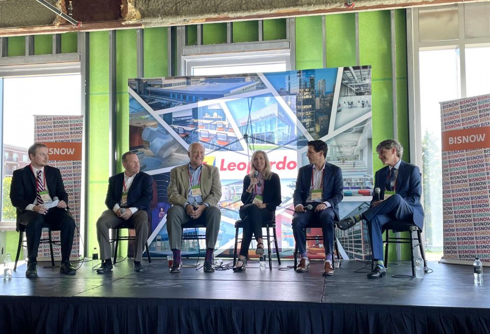 Anchor Health Properties' Albert Lord, TopMed Realty's Phil Mahler, Colliers' Shawn Janus, Illinois Medical District's Allyson Hansen, Ryan Companies' Curt Pascoe and Ann & Robert H. Lurie Children’s Hospital of Chicago's Michael Becker