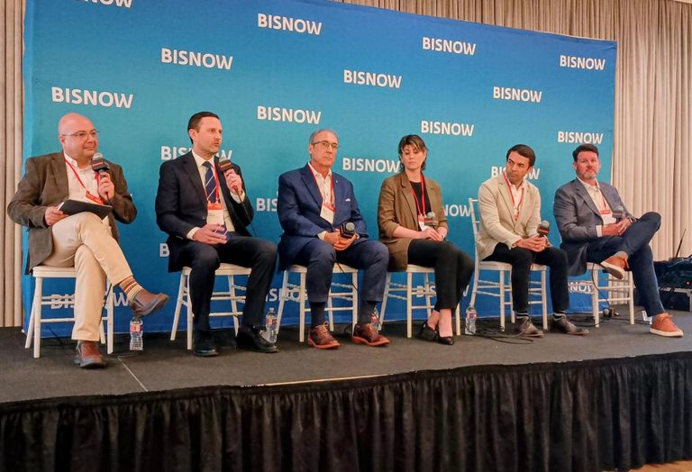 Panelists at Bisnow’s DFW Healthcare Summit.