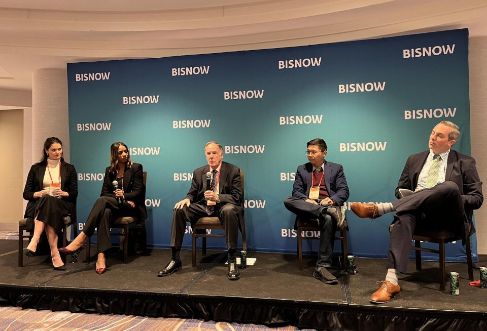 Artemis Real Estate Partners’ Rachel Salerno, FCP’s Moriah Thomas Parker, Buchanan Partners’ Bob Buchanan, HH Fund’s Lee Chen and Zelman & Associates’ Mark Franceski. 