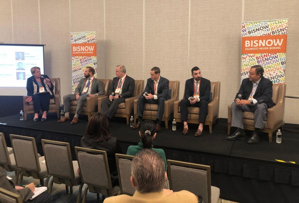 Veritex Bank Senior Vice President Rhonda Sands, NAI Partners Head of Investment Fund Andrew Pappas, ACORE Capital Managing Director Lance Wright, Greenworks Lending Regional Director Sean Ribble, MidHudson Head of Origination Dan Ford, Weingarten Realty CEO Drew Alexander