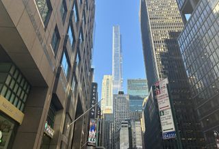 Central Park Tower seen from Avenue of the Americas
