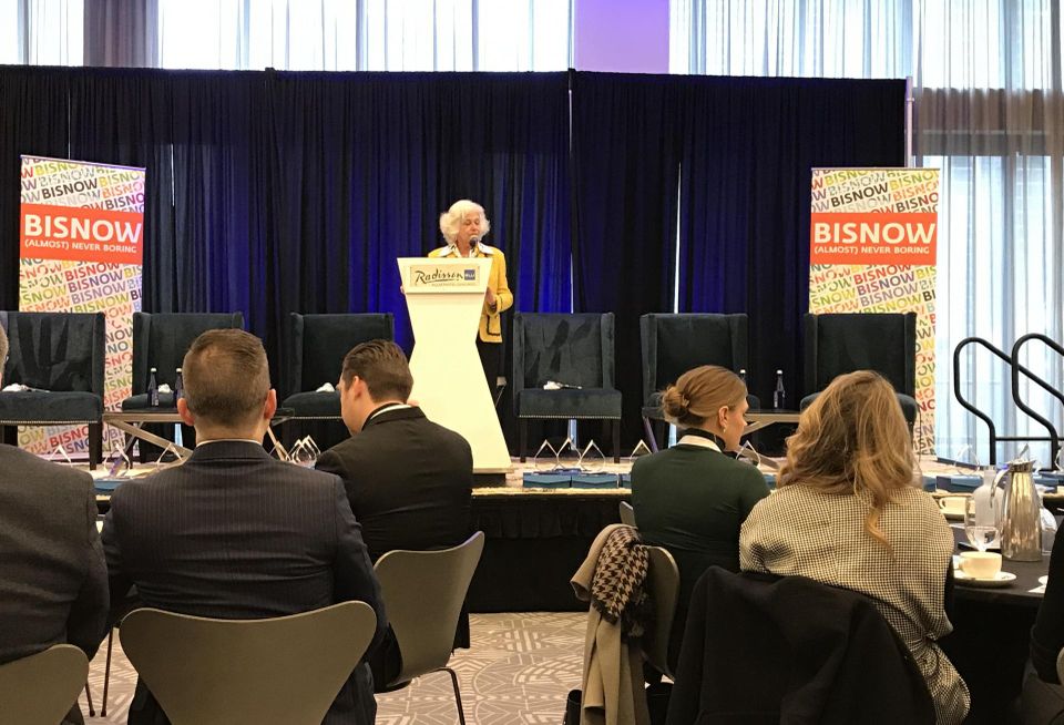 Goldie Wolfe Miller Speaking at the Chicago Power Women Event