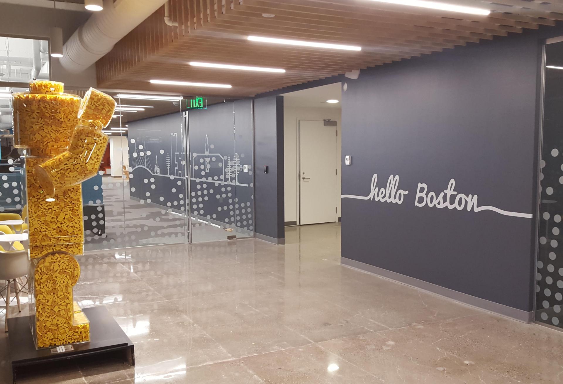A photo of LEGO Group's Boston LEGO Education office in the Back Bay.